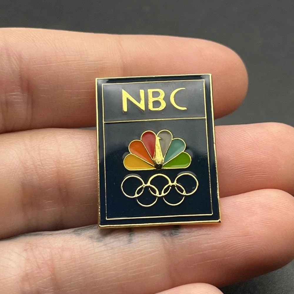 NBC Peacock Olympics Lapel Hat Pin‎